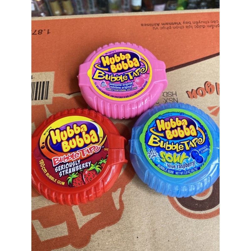 [Beman123]  KẸO GUM HUBBA BUBBA CUỘN 56G