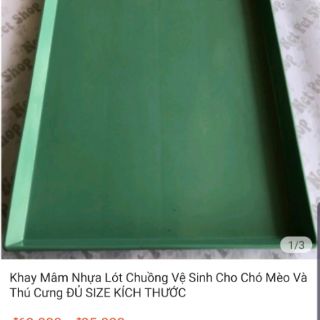 Khay hứng vệ sinh chuồng chó mèo