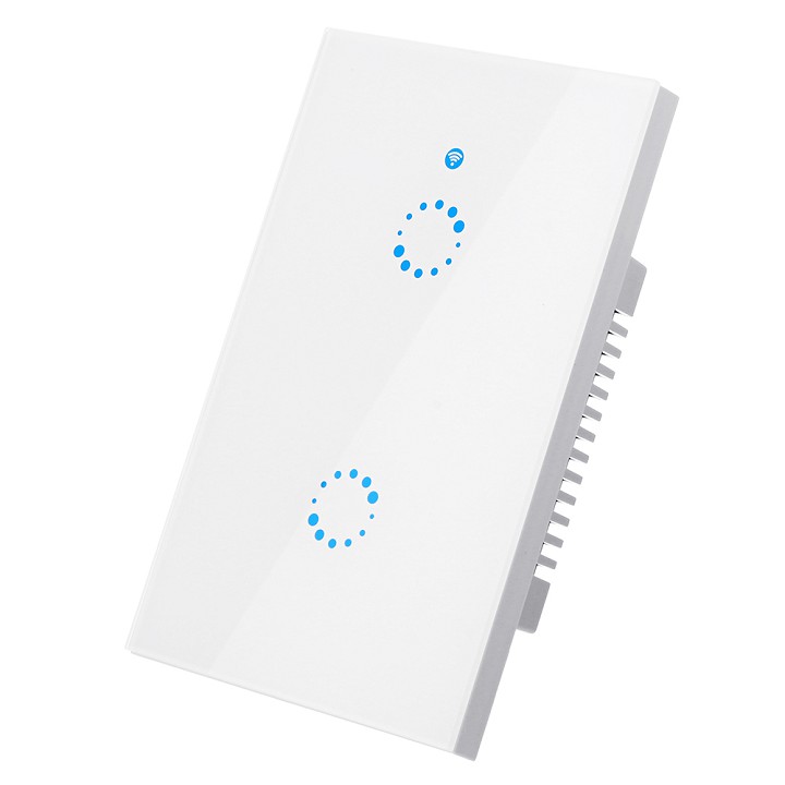 Công Tắc Sonoff Touch Cảm Ứng Âm Tường 2 Kênh Điều Khiển Wifi T1 US 2C