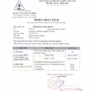 Tinh Dầu Hoa Hồng
