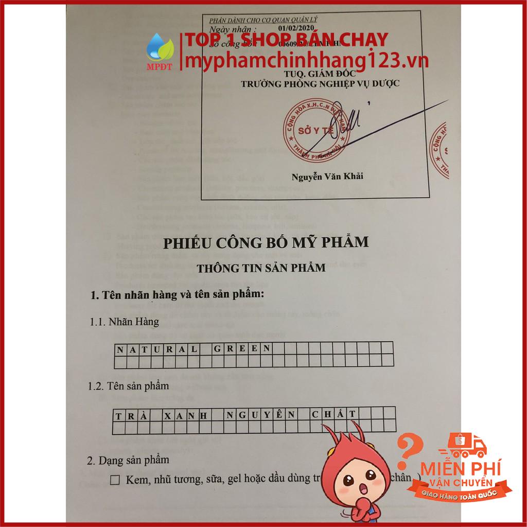 Bột trà xanh Mịn xanh 1 kg Thái Nguyên uống và đắp mặt.