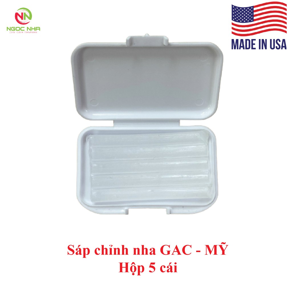 Sáp chỉnh nha giúp giảm đau GAC của hãng Dentsply Sirona – Mỹ, hộp 5 thanh màu trong | BigBuy360 - bigbuy360.vn