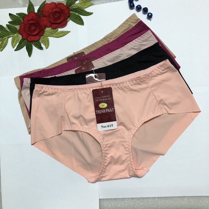 Set 5 Quần lót nữ Thịnh Phát cao cấp, quần chíp su cực mát không viền mông
