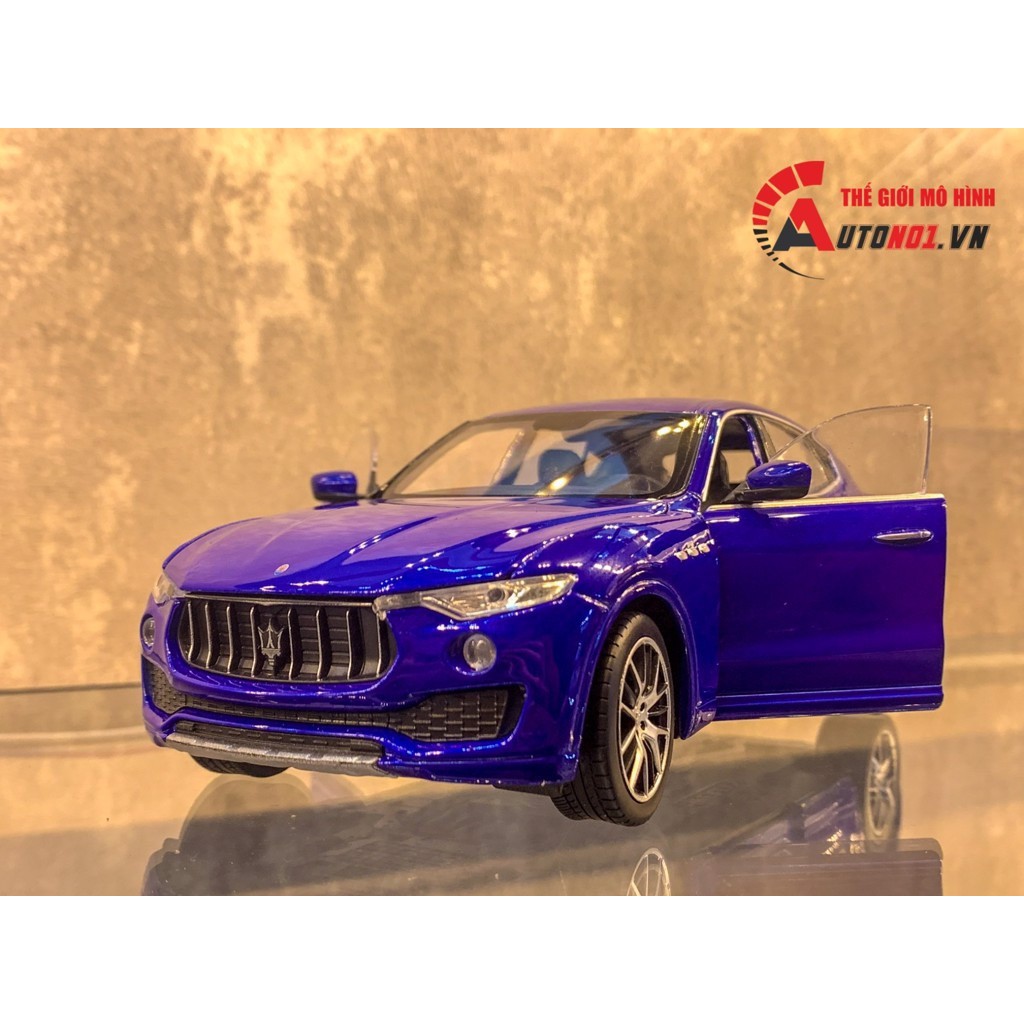 MÔ HÌNH XE MASERATI LEVANTE BLUE 1:24 WELLY 7466