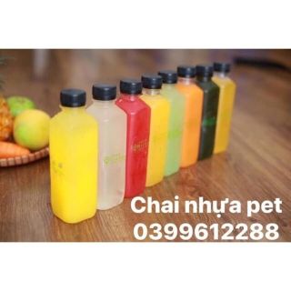 Combo 100 CHAI NHỰA VUÔNG 330~350ml ( KHÁCH ĐẶT TỐI ĐA 200 CHAI )
