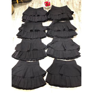 Chân váy 2 tầng xếp ly
