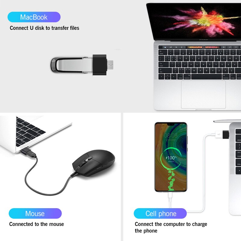 Đầu Chuyển Đổi USB 3.0 Type-C OTG Sang USB Type C Cho iPhone | BigBuy360 - bigbuy360.vn