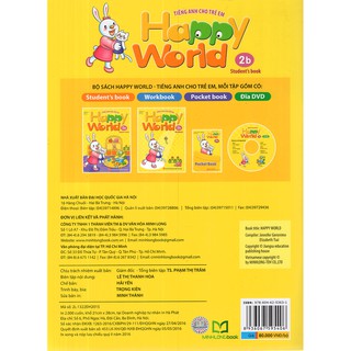Sách - Happy World Tiếng Anh Cho Trẻ Em (Bộ 2 Cuốn)