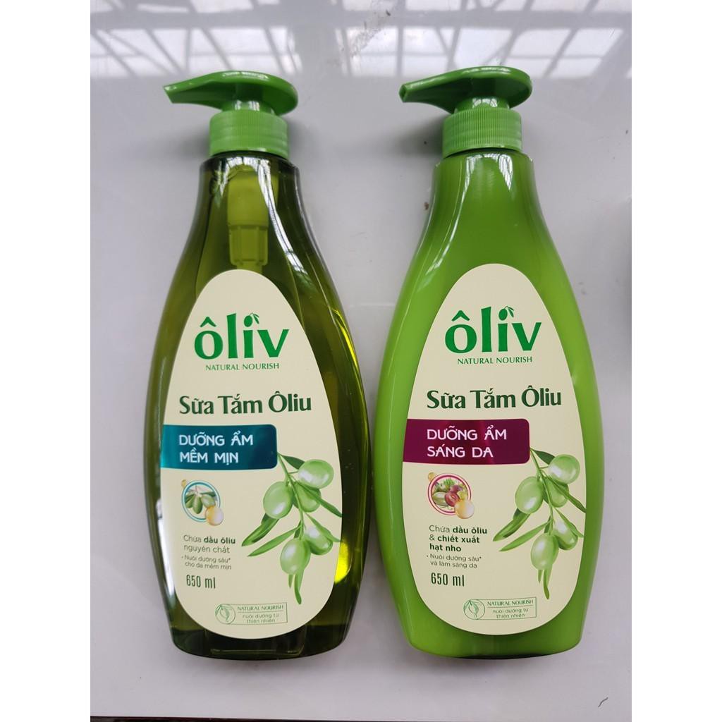 Sữa tắm Ôliv dưỡng ẩm sáng da 650ml