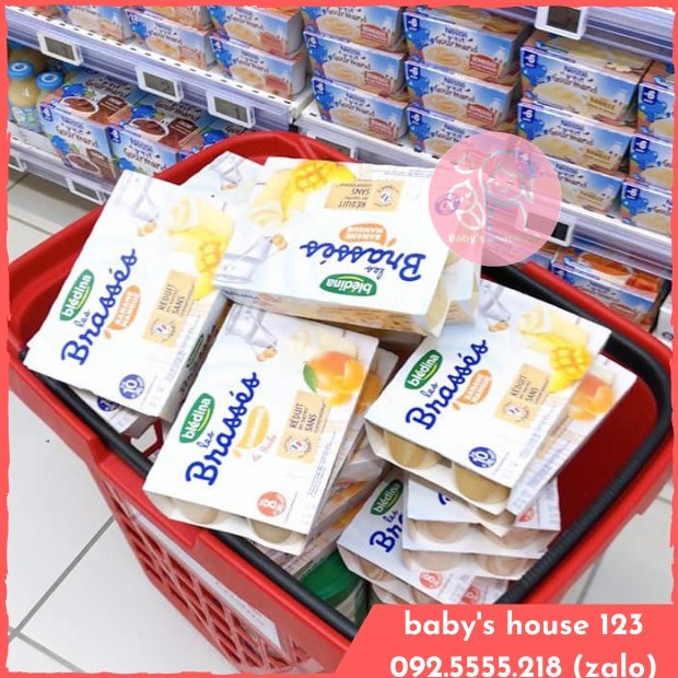 Sữa Chua Bledina Pháp Nhiều Vị Cho Bé Từ 6 Tháng - Lốc 6 Hộp