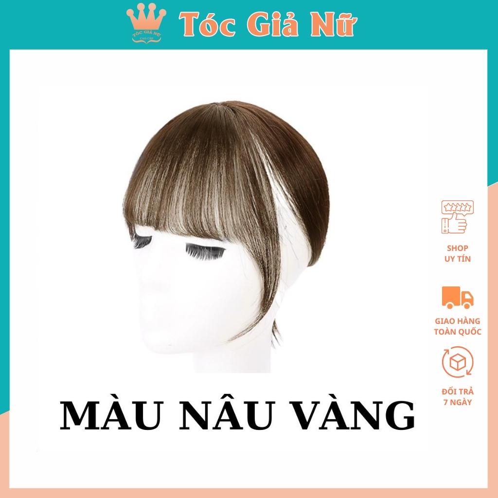 Tóc mái giả 3d tơ, có rãnh da đầu tự nhiên, che hói, che bạc, che khuyết điểm, PH01