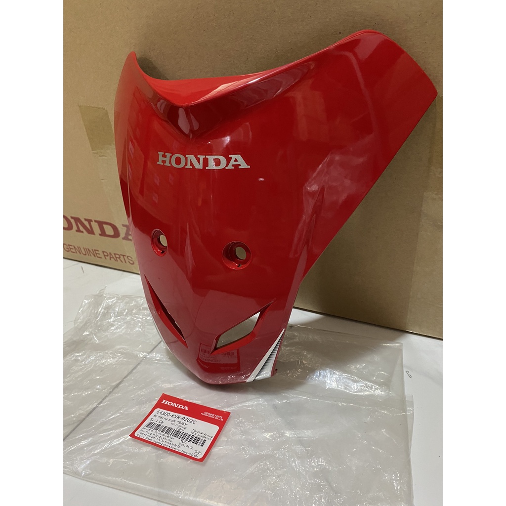 Bộ mặt nạ trước HONDA WAVE RS100 năm 2007 màu Đỏ. *R263* 64300KVR920ZC