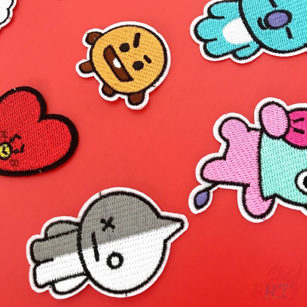 1 Sticker Ủi Thêu Hình Bts Bt21