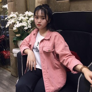 ÁO KHOÁC KAKI NÚT JEAN UNIXEX ( hình thật up ở cuối )