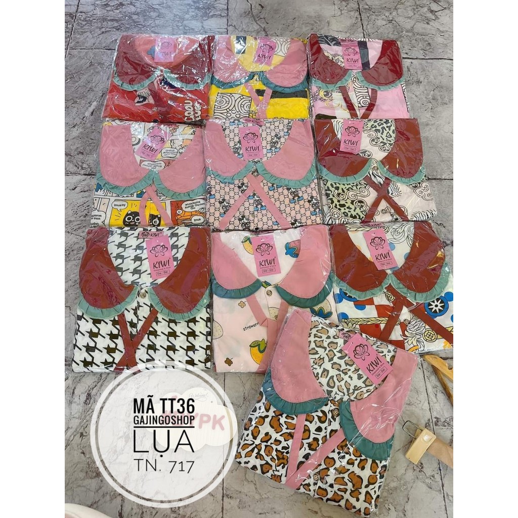 TT36 - BỘ PIJAMA TIỂU THƯ LỤA DỄ THƯƠNG DƯỚI 60 KG KÈM HÌNH THẬT | BigBuy360 - bigbuy360.vn