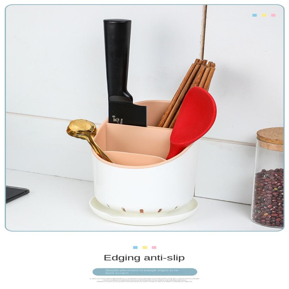 EBINLANDS Giá Đỡ Đũa Muỗng Nĩa Ráo Nước Tiện Lợi