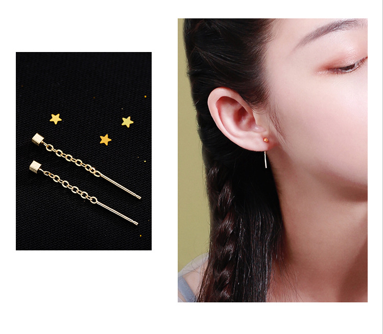 Khuyên Tai Nữ Trang Dáng Dài Tạo Hình Độc Đáo