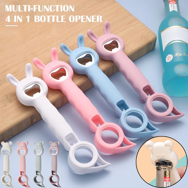 Dụng Cụ Mở Nắp Chai Đa Năng 4 Trong 1