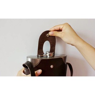Bình đựng rượu Inox và bao da