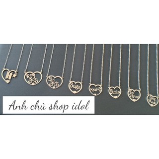 [Mua 1 tặng 1] Dây chuyền thành viên BTS