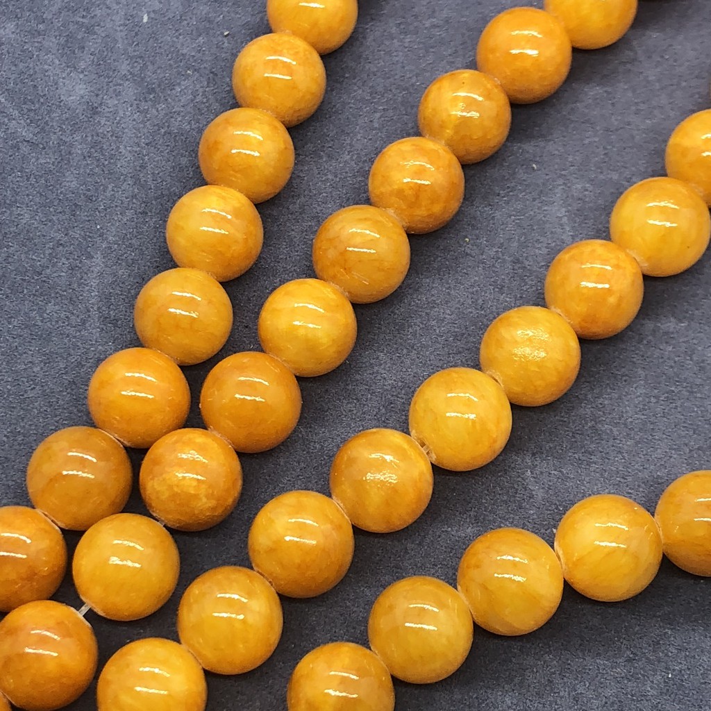 Chuỗi Hạt Đá Ngọc Bích Tròn Tự Nhiên 6-12mm Dùng Làm Vòng Tay Diy