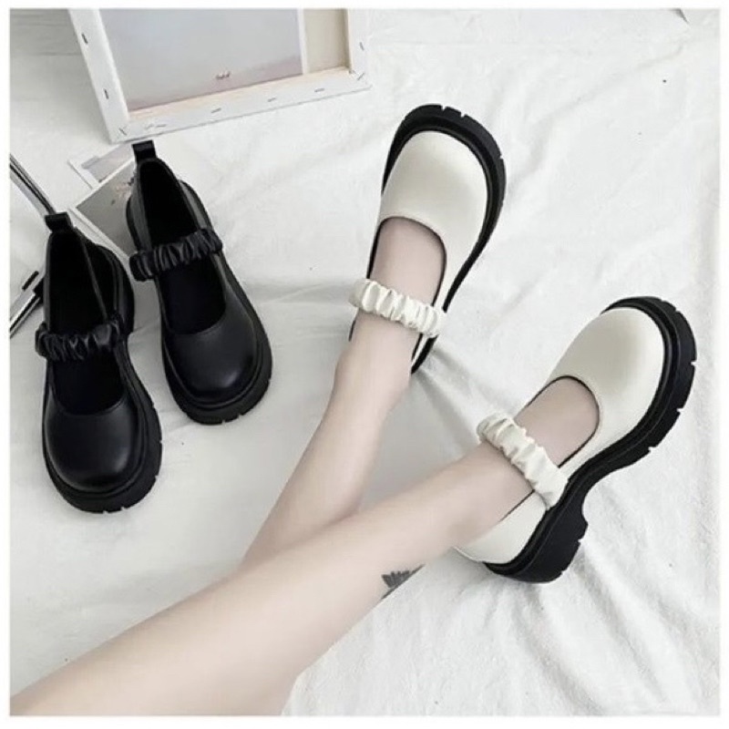 (Hàng sẵn) Giày búp bê Lolita thời trang Luhana