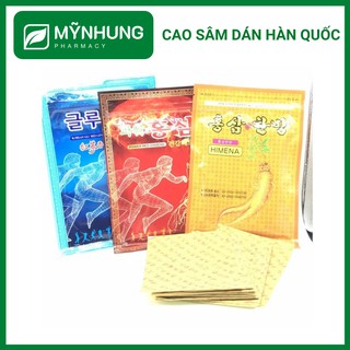 CAO SÂM DÁN NGOÀI DA( gói 20 miếng) giảm đau nhức mỏi xương khớp