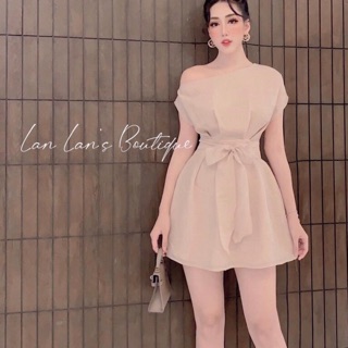 Váy lệch vai tơ lụa siuuu hottt