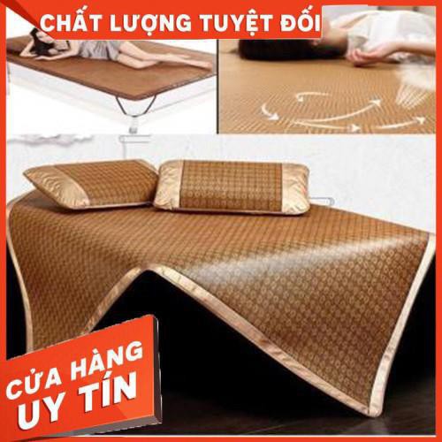 [XẢ KHO+FREE SHIP] Chiếu mây điều hòa Muji xuất Nhật 1m6 1m8 2m2 tặng kèm 2 vỏ gối