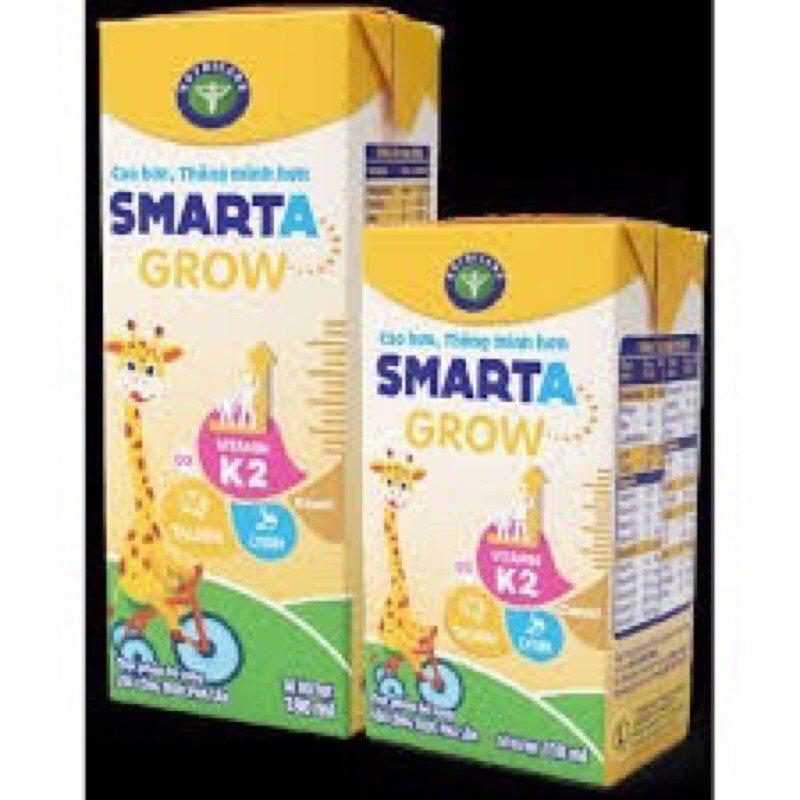 Thùng 48 hộp Sữa bột pha sẵn Smarta grow 180ml