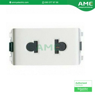 Ổ cắm đơn 2 chấu 10a size s schneider_f30426usm_we_g19