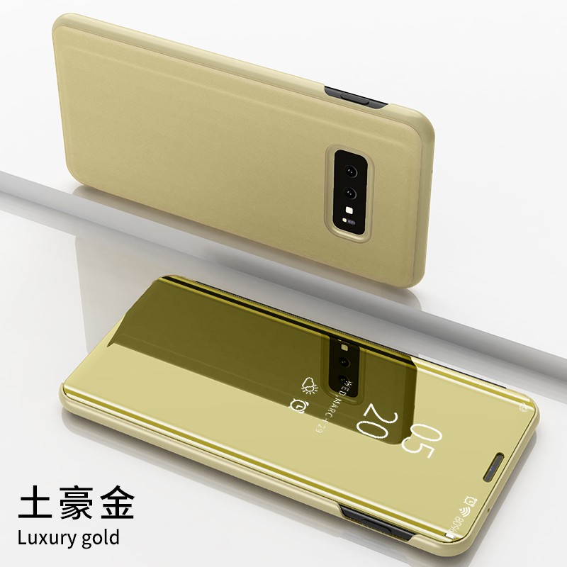 Bao da tráng gương bảo vệ màn hình nhiều màu sắc sang trọng cho Samsung S10e S8 S10 plus Note 8 | BigBuy360 - bigbuy360.vn