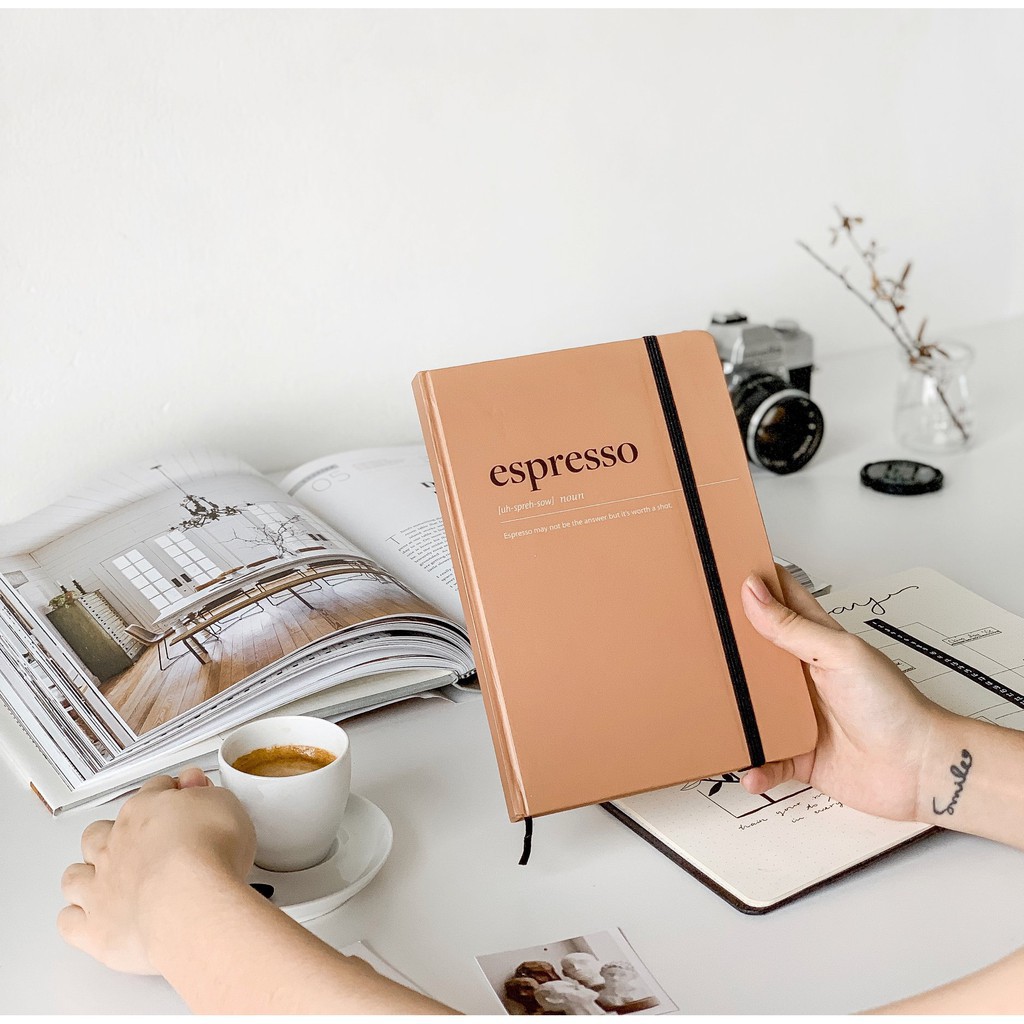 Sổ Dot Crabit - Coffeeine - Espresso
