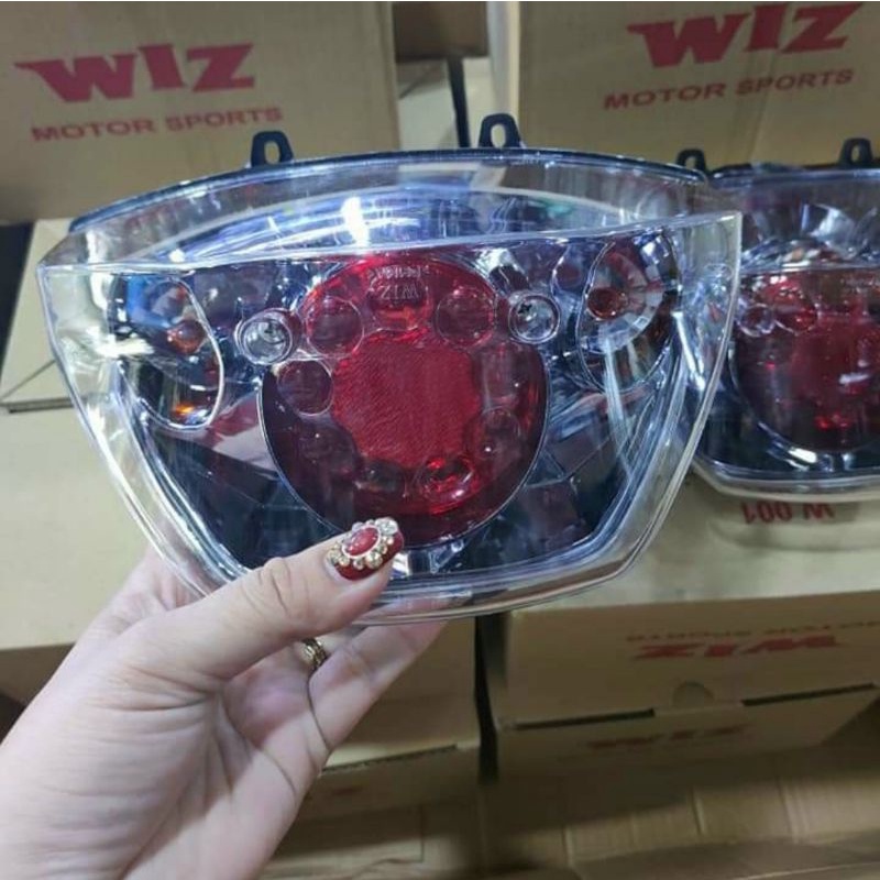 Cụm đuôi đèn hậu, lái WiZ Ex5 gắn xe Dream hàng malay