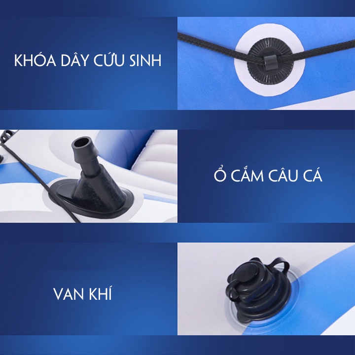 Thuyền Hơi Xuồng Hơi 2-3 Người Intime- Leli Official