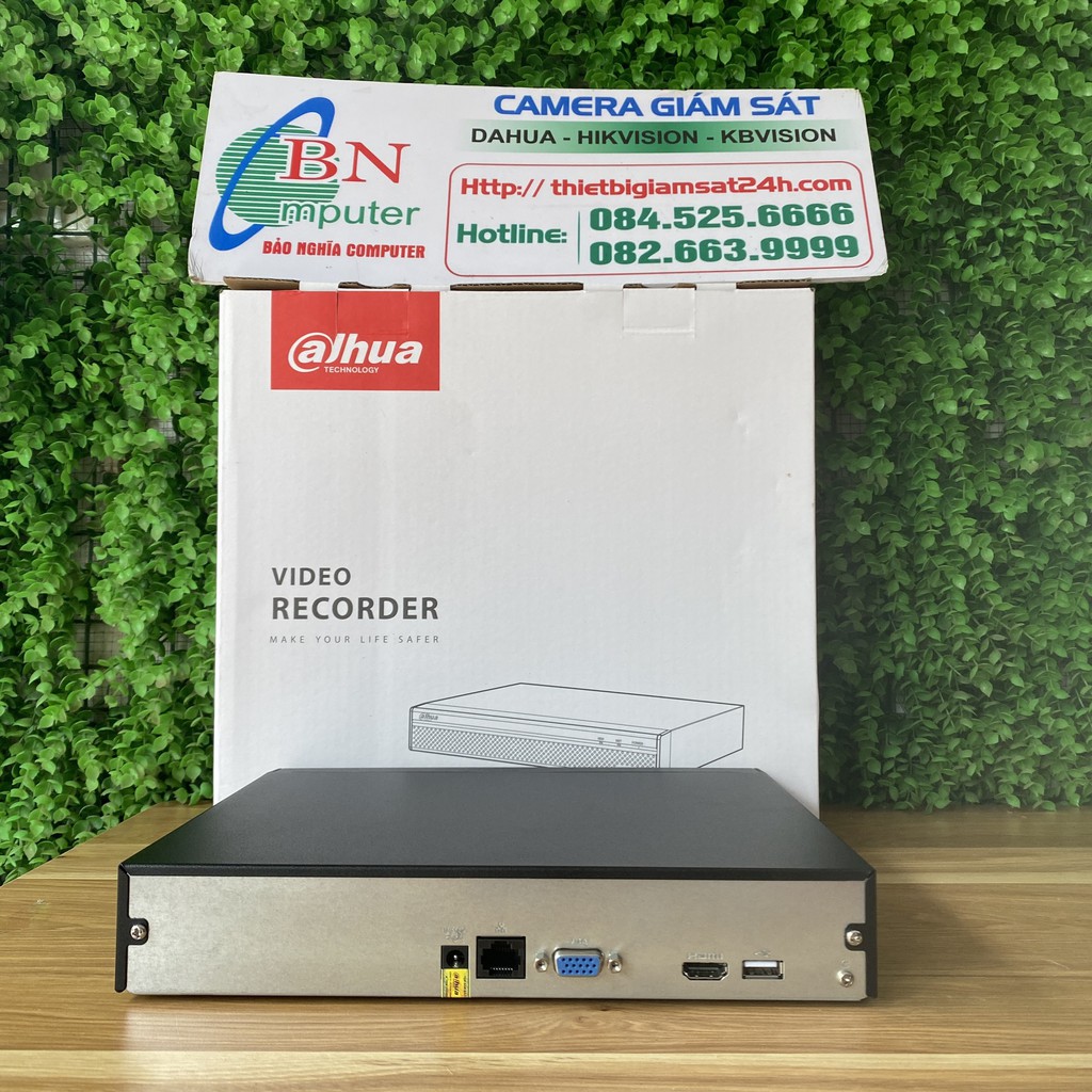 [Mã 159ELSALE hoàn 7% đơn 300K] Đầu ghi hình DAHUA NVR 1104HS-S3-DSS camera IP 4 kênh chính hãng tem dss.