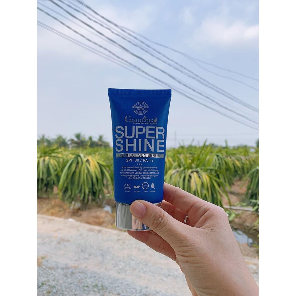( Cam Kết Chính Hãng ) Kem tế bào gốc chống nắng nội sinh Cosmeheal SUPERSHINE Perfect Sun Serum