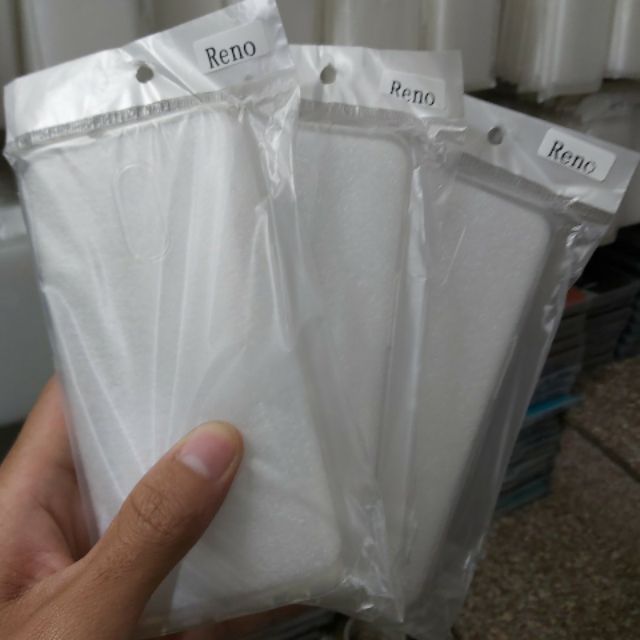 Bộ 3 chiếc ốp silicon trong oppo Reno 6.4 suốt (loại A)