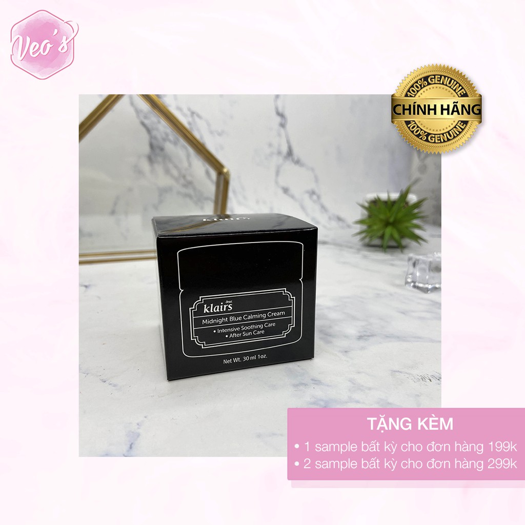Kem dưỡng KLAIRS MIDNIGHT BLUE CALMING CREAM | BigBuy360 - bigbuy360.vn