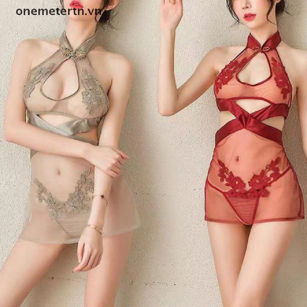 Bộ Đồ Ngủ Liền Thân Xuyên Thấu Gợi Cảm Cho Nữ