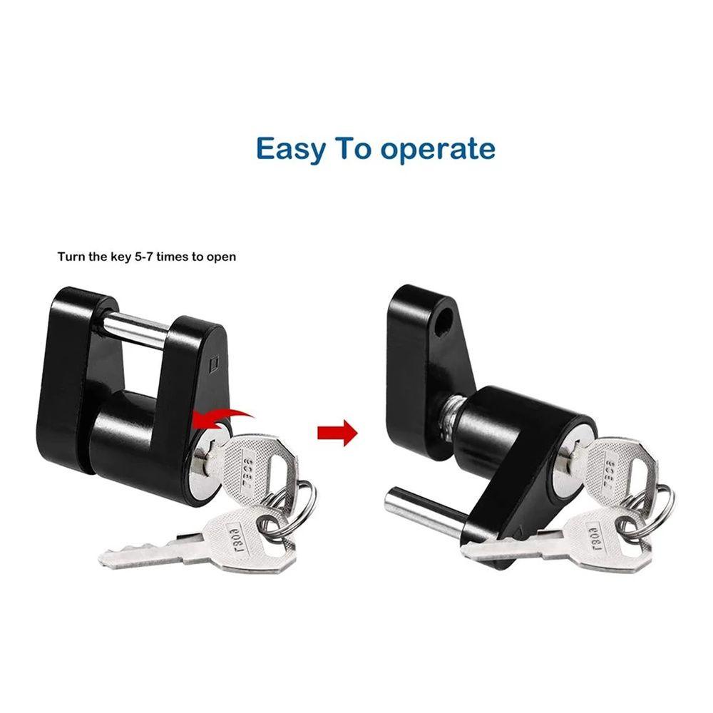 Ổ Khóa Bánh Xe Kèm 2 Chìa Khóa Cho Xe RV