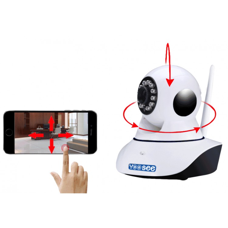 camera yoose 3 râu quay 360 độ + tặng thẻ nhớ 128gb - tích hợp đàm thoại 2 chiều - phát hiện chuyển động, chống trộm | BigBuy360 - bigbuy360.vn