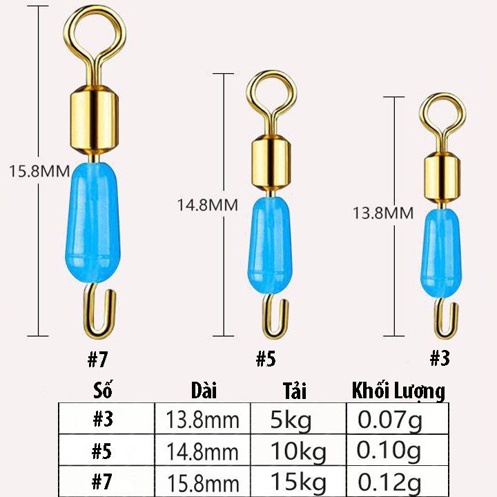 Khóa link số 9 mà ní câu đài, 10 chiếc khóa link chống xoắn giảm giá hàng chất lượng y hình 22