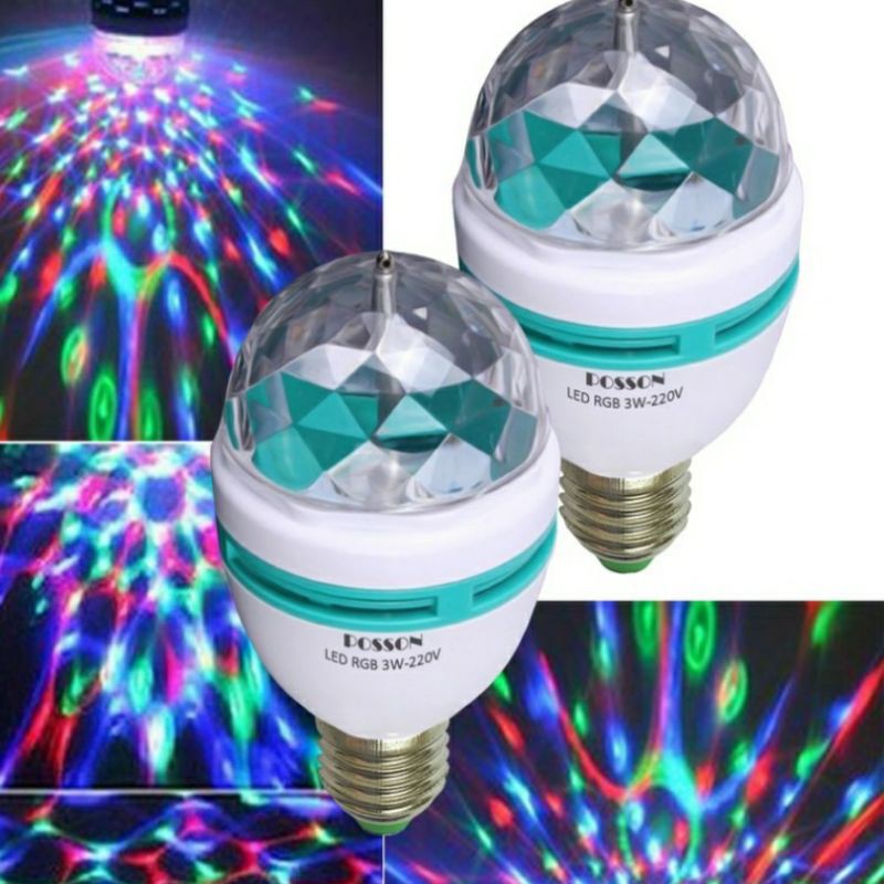 Điều xoay sân khấu vũ trường RGB  3w -220V