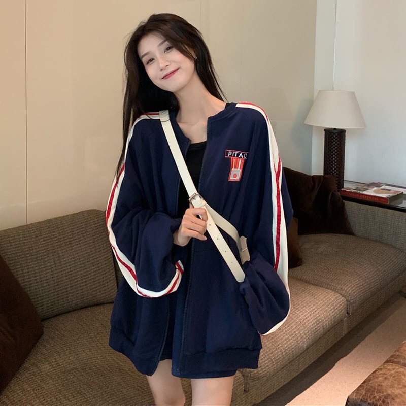 [ RẺ VÔ ĐỊCH]Áo khoác nam nữ thể thao PITAO 3 sọc 🌸Áo sweater hoodie nỉ bông kiểu dáng thể thao form rộng unisex | BigBuy360 - bigbuy360.vn