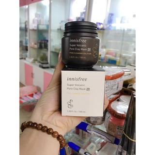 Mặt nạ đất sét innisfree Super Volcanic Pore Clay Mask 2X chính hãng