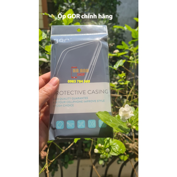 Ốp lưng iPhone XR hãng Gor cao cấp trong suốt, 0.4mm siêu dẻo, siêu mỏng, siêu nhẹ