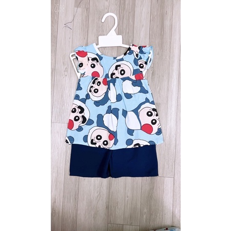 Bộ tole bé gái phối màu trơn 9-28kg