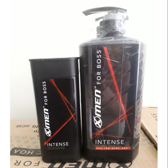 Sữa tắm Xmen for boss intense 650g ( kèm 1 chai dầu gội cùng loại 180g trị giá 68.000 )