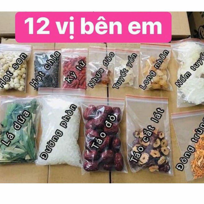 [FREESHIP] Combo 2 Set 12 Vị Nấu Chè Dưỡng Nhan Thơm Mát ( 1 Set 400G )